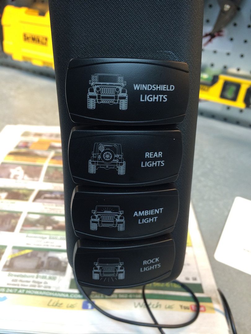 Windshield LEDs + Switch Pod Jeep Garage Jeep Forum